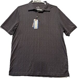 NEW‎ Nat Nast Luxury Originals Polo Shirt Men's XL Black Short Sleeve Casual